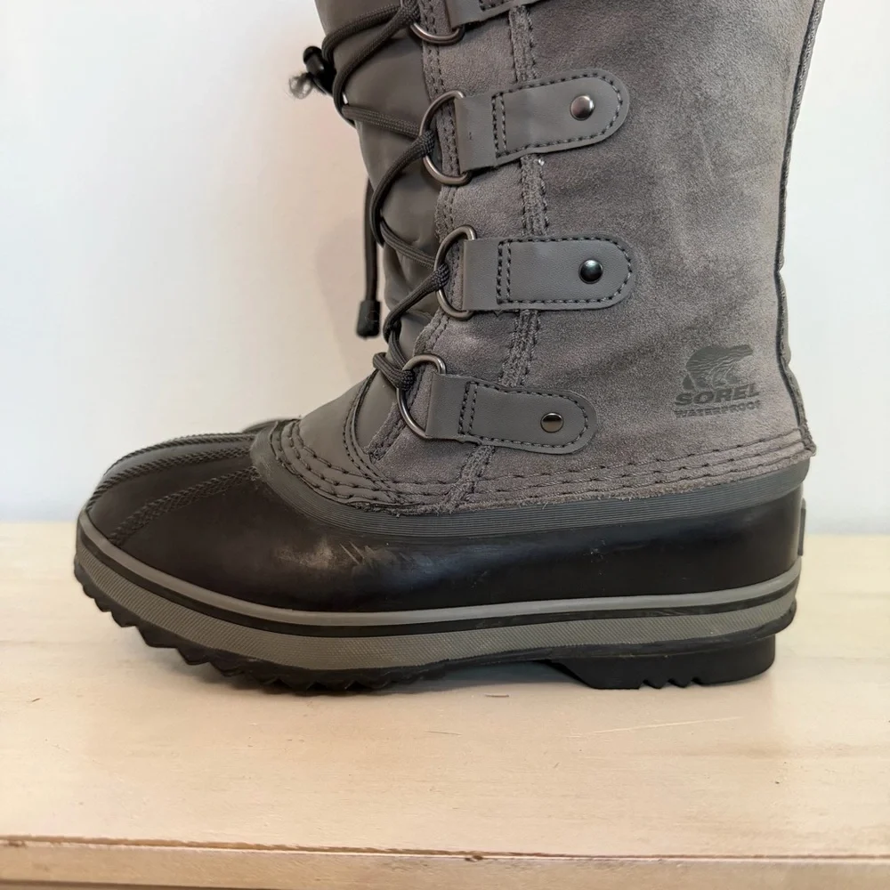 Sorel Grey Joan Of Artic Winter Boots